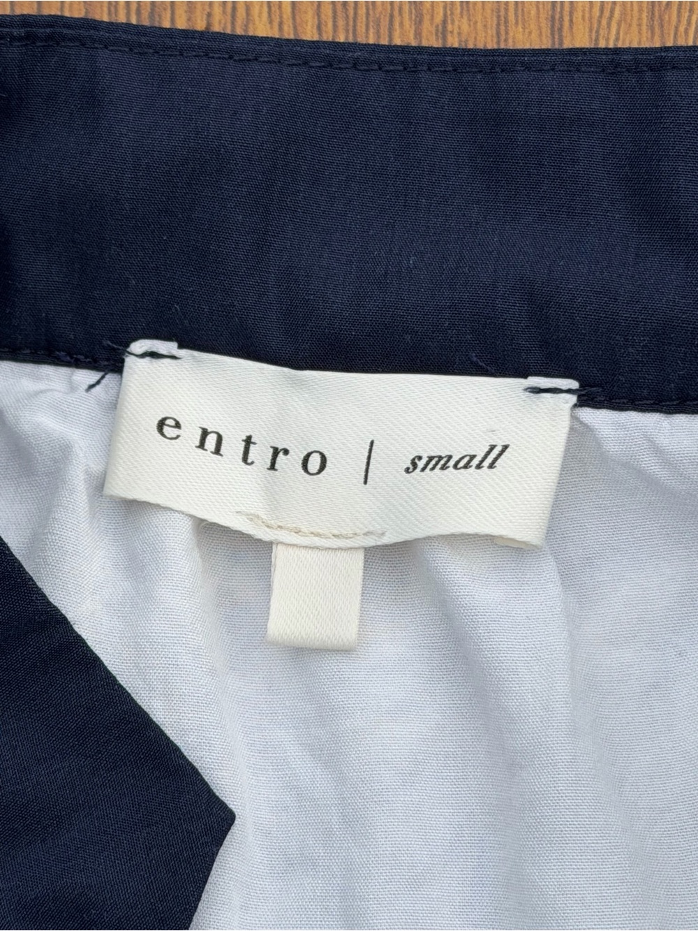 Entro Blue Floral Midi Dress Small Side Slit Flutter Sleeve Detail - Picture 4 of 11